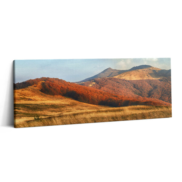 Canvas kép 125x50 Őszi hegyi táj