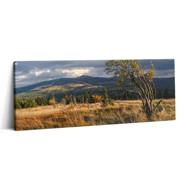 Canvas kép 125x50 Óriási hegyek ősszel