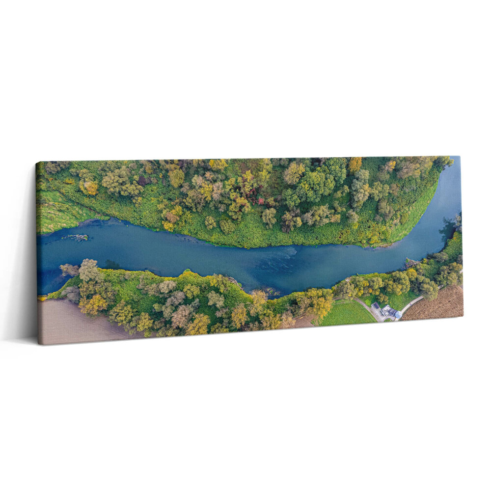 Canvas kép 125x50 Odera folyó a Cseh Köztársaságban