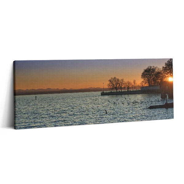 Canvas kép 125x50 Bodeni-tó Németországban