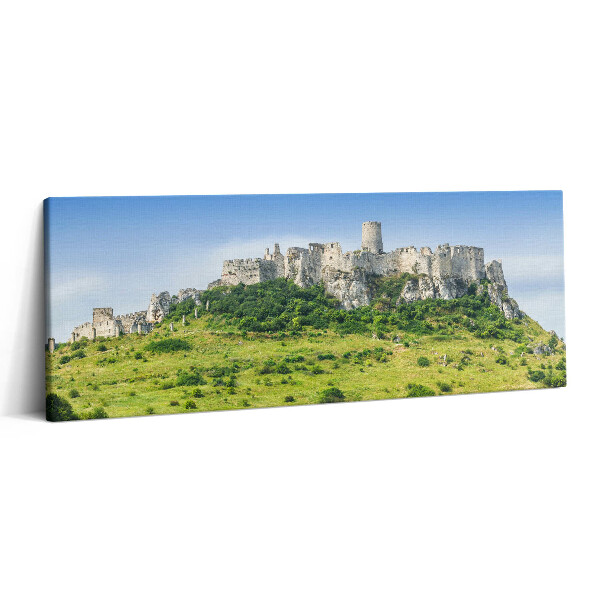 Canvas kép 125x50 Szepsi vár Szlovákiában