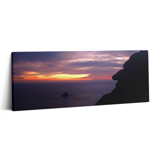 Canvas kép 125x50 Kőfej