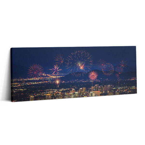 Canvas kép 125x50 Phoenix városa éjszaka