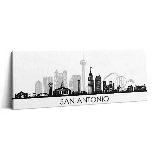 Canvas kép 125x50 San Antonio városa Texas