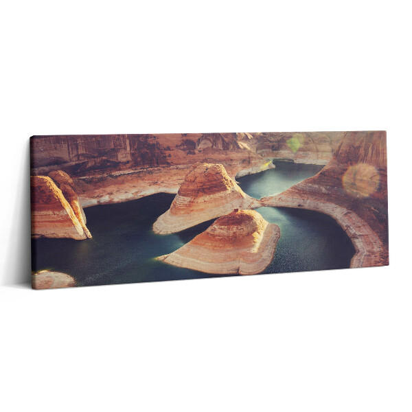 Canvas kép 125x50 Powell-tó az Egyesült Államokban