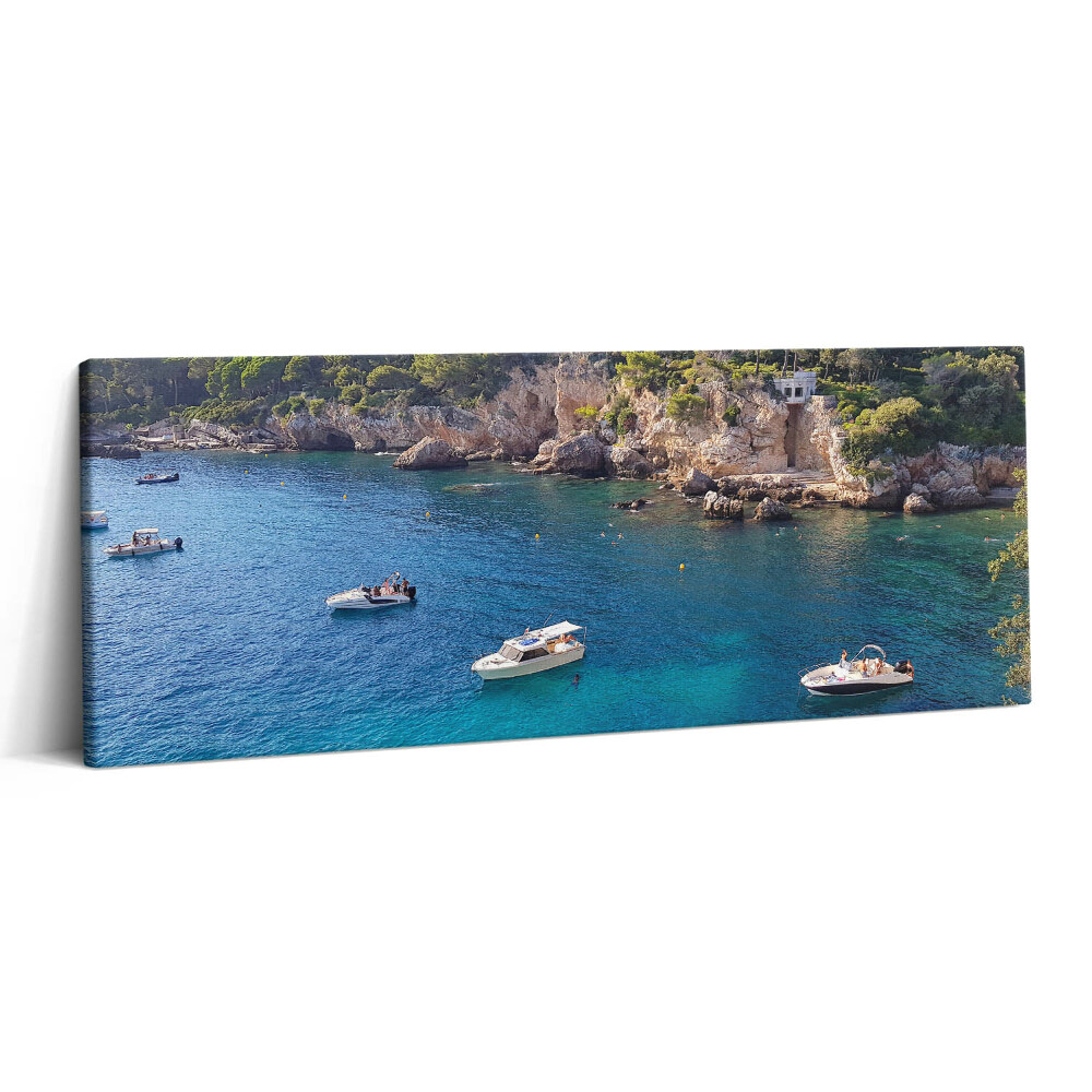 Canvas kép 125x50 Tájkép a Cap d'Antibes-nél