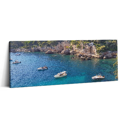 Canvas kép 125x50 Tájkép a Cap d'Antibes-nél