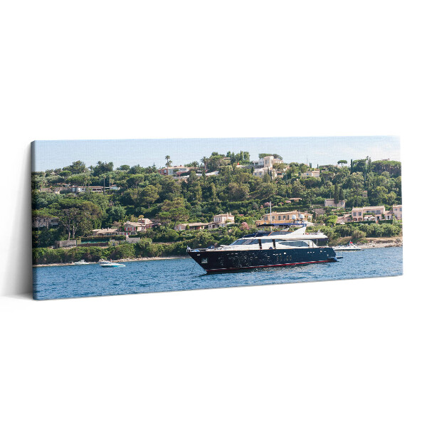 Canvas kép 125x50 Saint Tropez Provence-ban Franciaországban