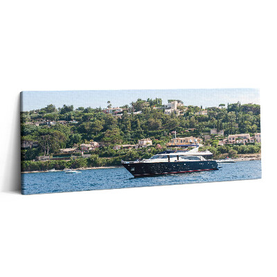 Canvas kép 125x50 Saint Tropez Provence-ban Franciaországban