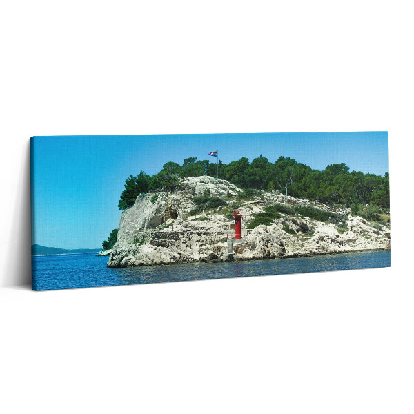 Canvas kép 125x50 Split Horvátország Festői útvonal