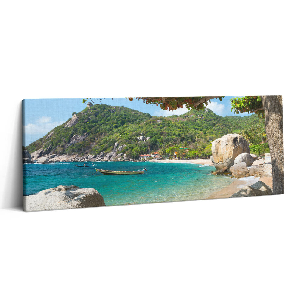 Canvas kép 125x50 Tengerre néző Koh Tao Thaiföld