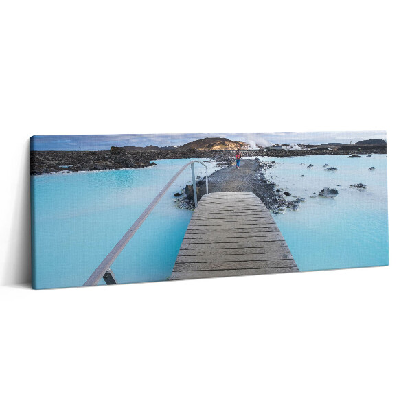 Canvas kép 125x50 Az izlandi látványosság