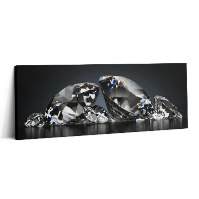 Canvas kép 125x50 Csodálatosan csillogó gyémántok