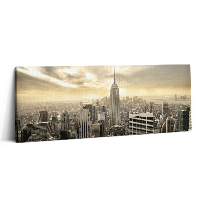 Canvas kép 125x50 Az Empire State Building panorámája