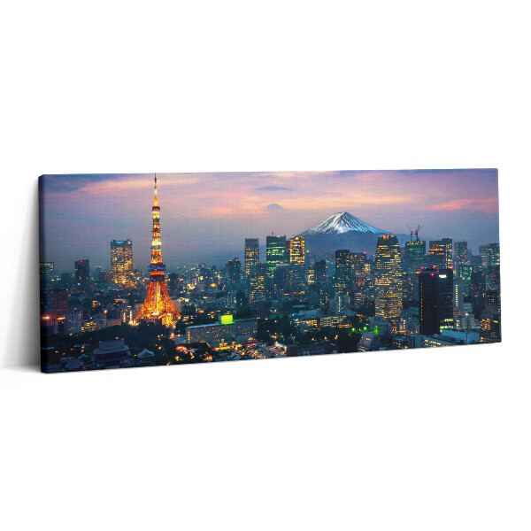 Canvas kép 125x50 Éjszakai város