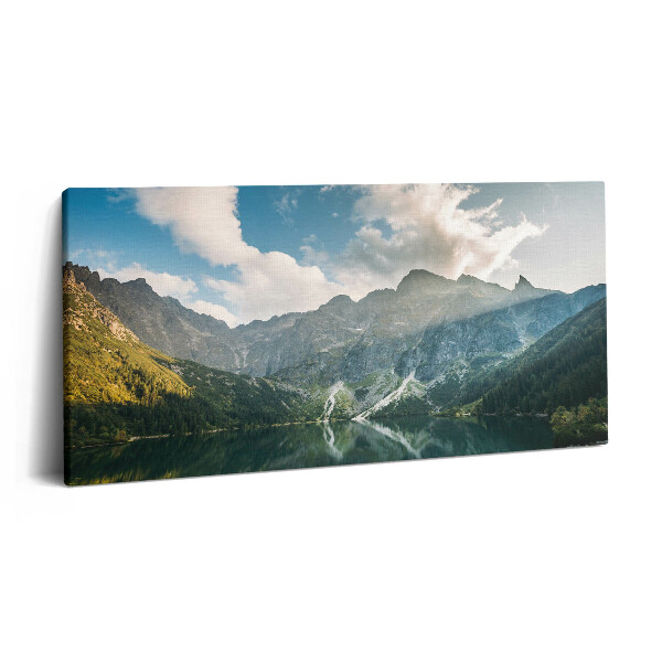 Vászonkép 140x70 Természetes hegyi táj