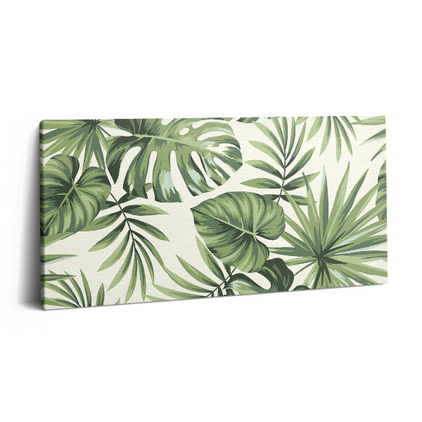 Vászonkép 140x70 Monstera levél illusztráció