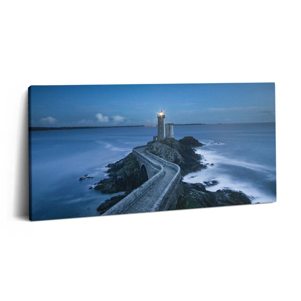 Vászonkép 140x70 A világítótoronyhoz vezető út