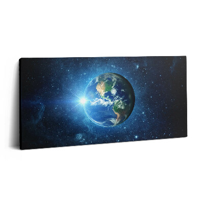 Vászonkép 140x70 NASA - A Föld galaxisa és a Nap