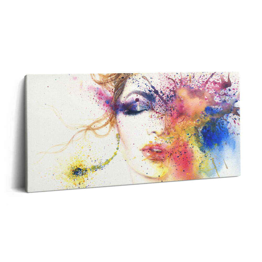 Vászonkép 140x70 Egy titokzatos nő portréja