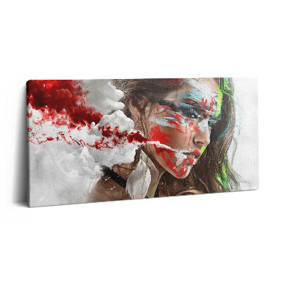 Vászonkép 140x70 Egy indiai nő portréja