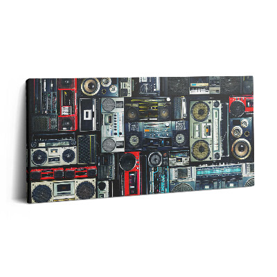 Vászonkép 140x70 Zene - Vintage Boombox