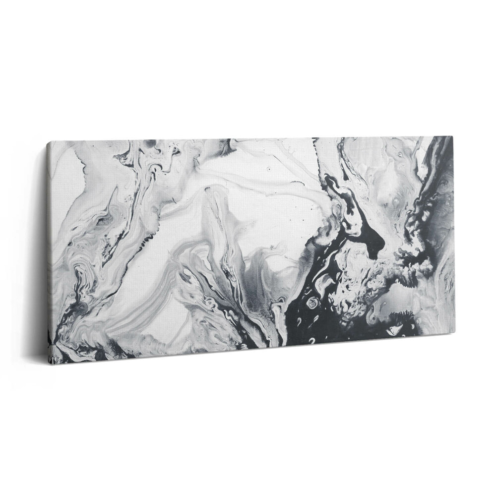 Vászonkép 140x70 Tinta absztrakció - márványtinta