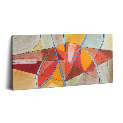 Vászonkép 140x70 Művészet - narancssárga ólomüveg