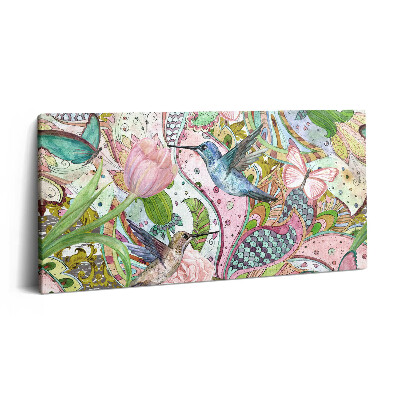 Vászonkép 140x70 Virágdíszítés