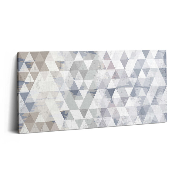 Vászonkép 140x70 Geometrikus minta háromszögekkel