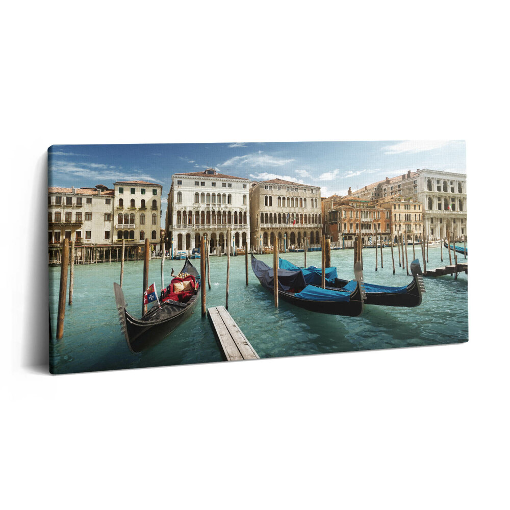 Vászonkép 140x70 Gondolák Velence Olaszország