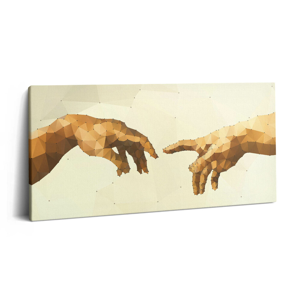 Vászonkép 140x70 Ádám teremtése