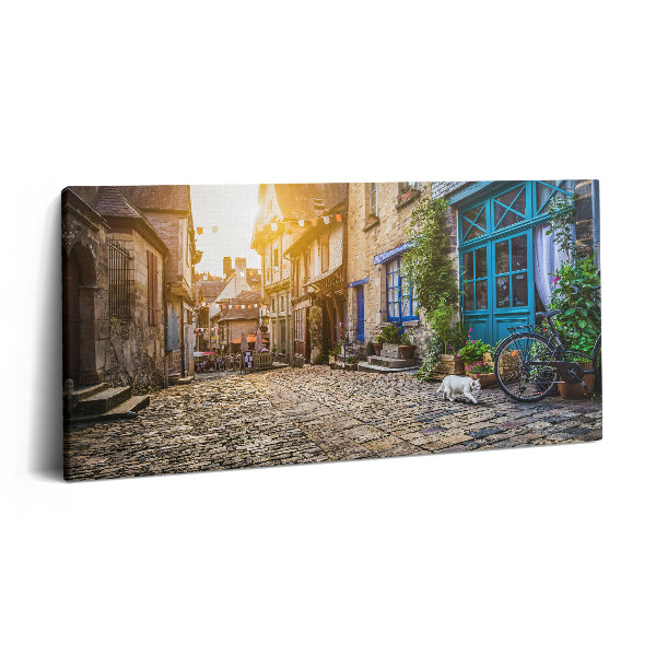 Vászonkép 140x70 Régi városi utca