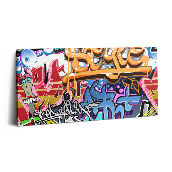 Vászonkép 140x70 Street art graffiti