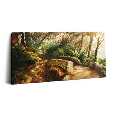 Vászonkép 140x70 Ősi kőhíd