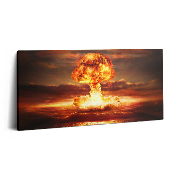 Vászonkép 140x70 Atombomba robbanás