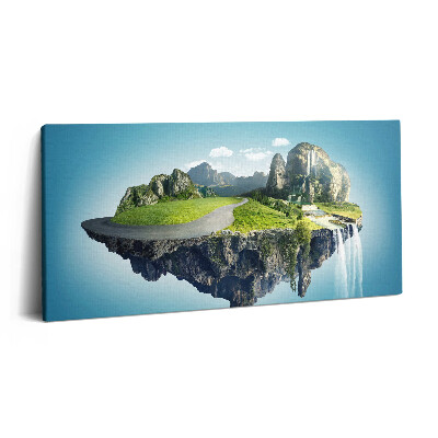 Vászonkép 140x70 Repülő sziget