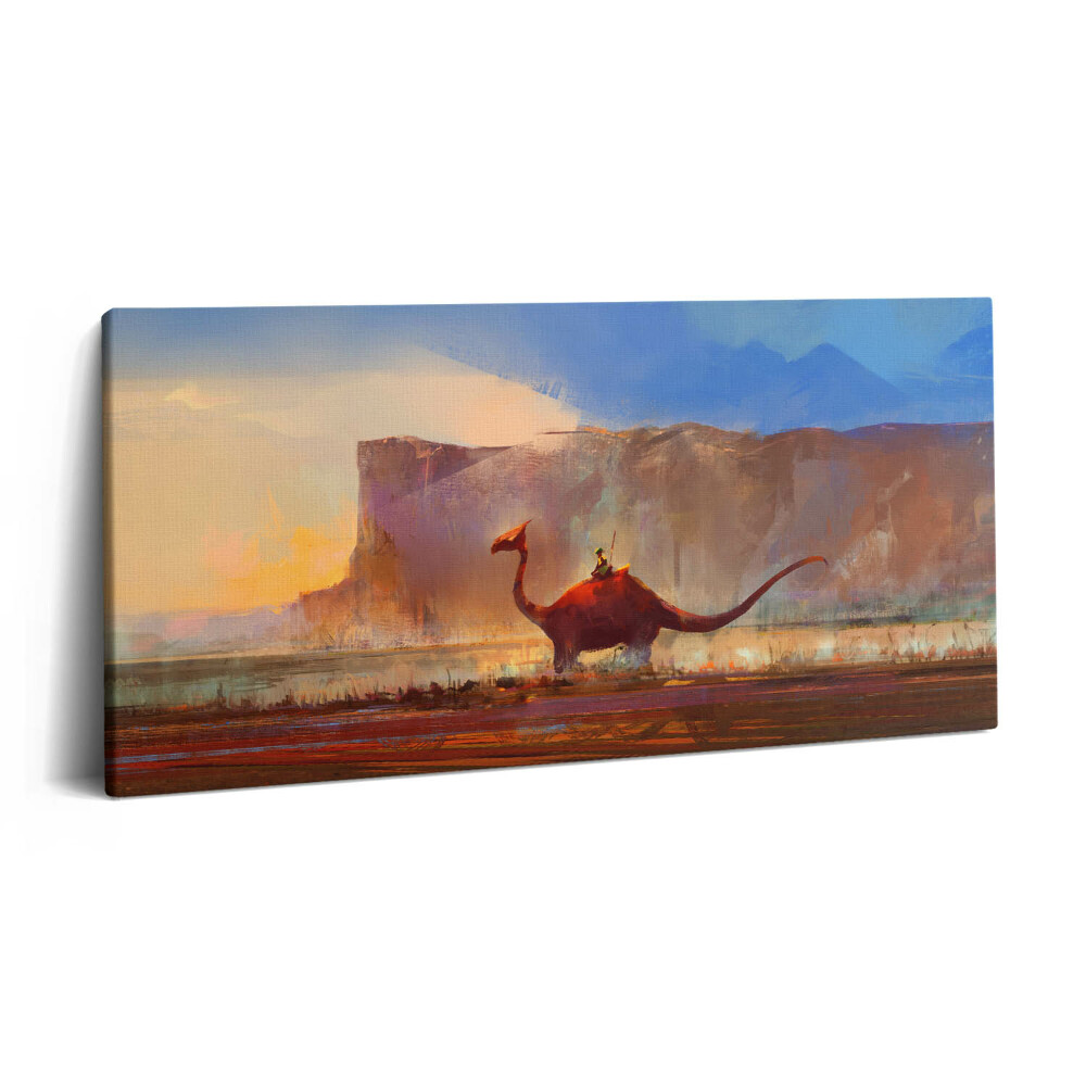 Vászonkép 140x70 Dinoszauruszok