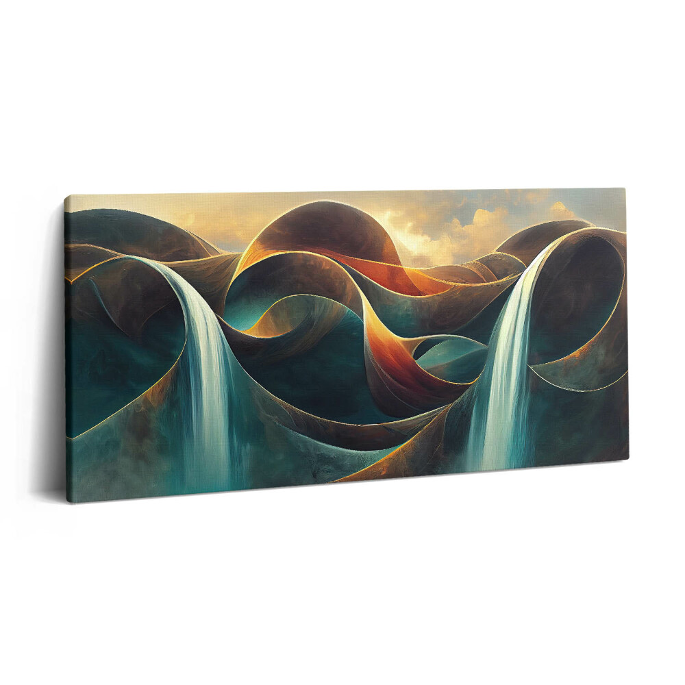 Vászonkép 140x70 Vízesés áramló háttér