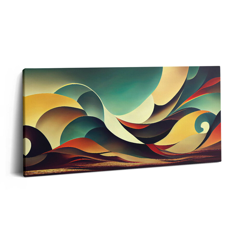 Vászonkép 140x70 Varrat nélküli absztrakt vonalak háttér