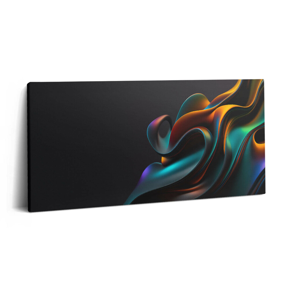 Vászonkép 140x70 Absztrakt futurisztikus hullám