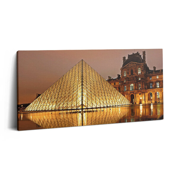 Vászonkép 140x70 Louvre Múzeum Párizsban