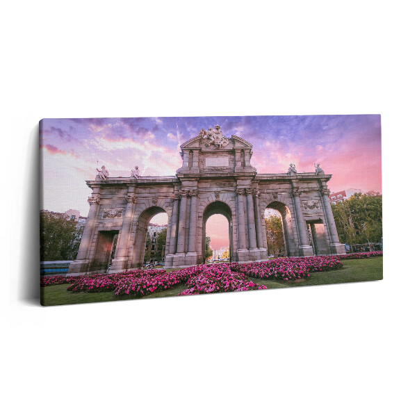 Vászonkép 140x70 Alcala kapui Madrid Spanyolország