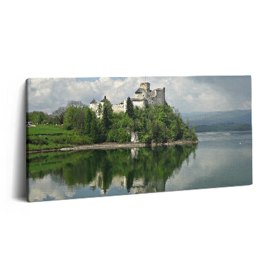 Vászonkép 140x70 Vár Niedzica felől