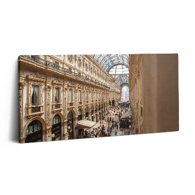 Vászonkép 140x70 Galleria Vittorio Emanuele II Olaszországban