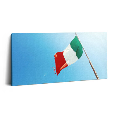 Vászonkép 140x70 Olasz zászló