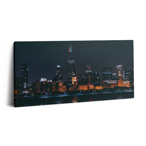 Vászonkép 140x70 Chicagói táj