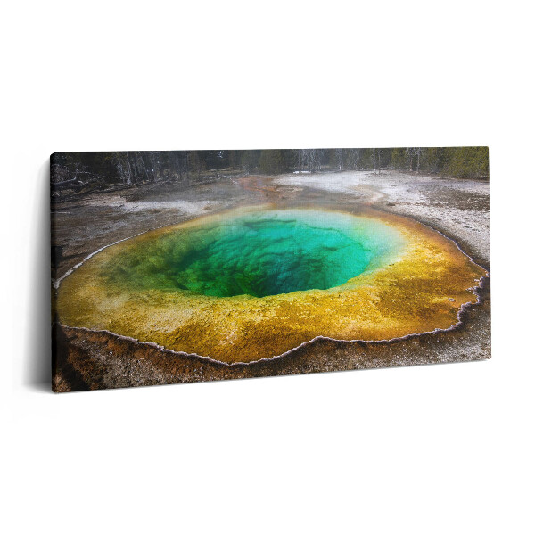 Vászonkép 140x70 Forró források Yellowstone-ban