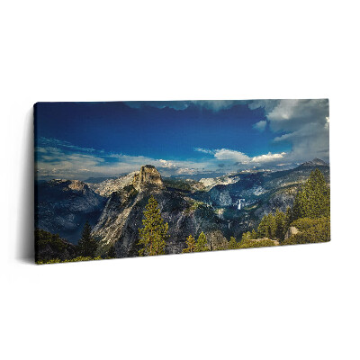 Vászonkép 140x70 Hegycsúcsok