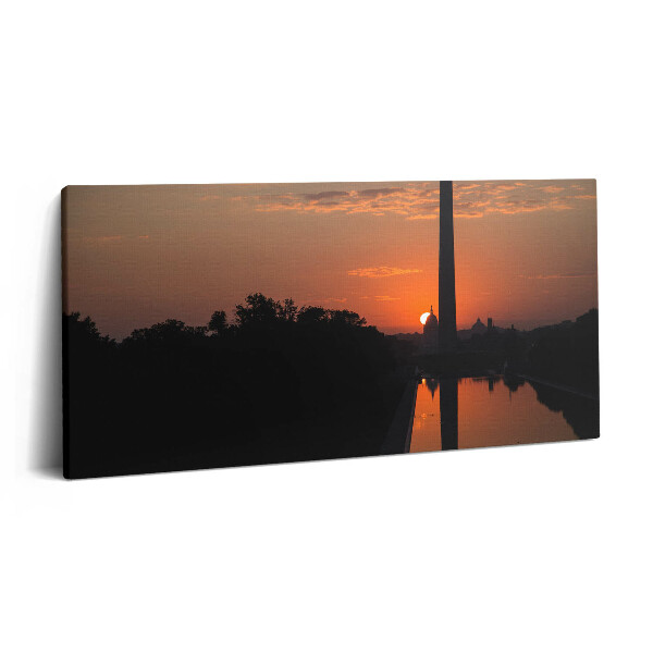 Vászonkép 140x70 Washingtoni torony